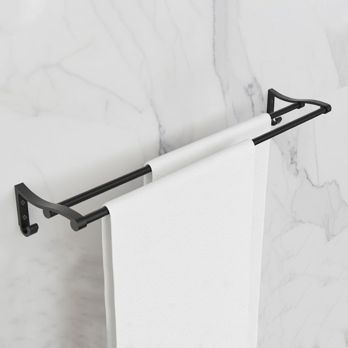 Plantex 6-piece stainless bathroom set